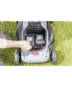 TAGLIAERBA A BATTERIA AL-KO "EASYFLEX" 34.8" TAGLIO 34 CM 20V , DUE BATTERIE 2,5 AH INCLUSE